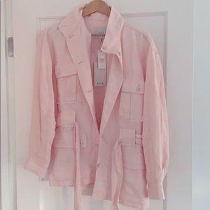 Joie light pink coat size small